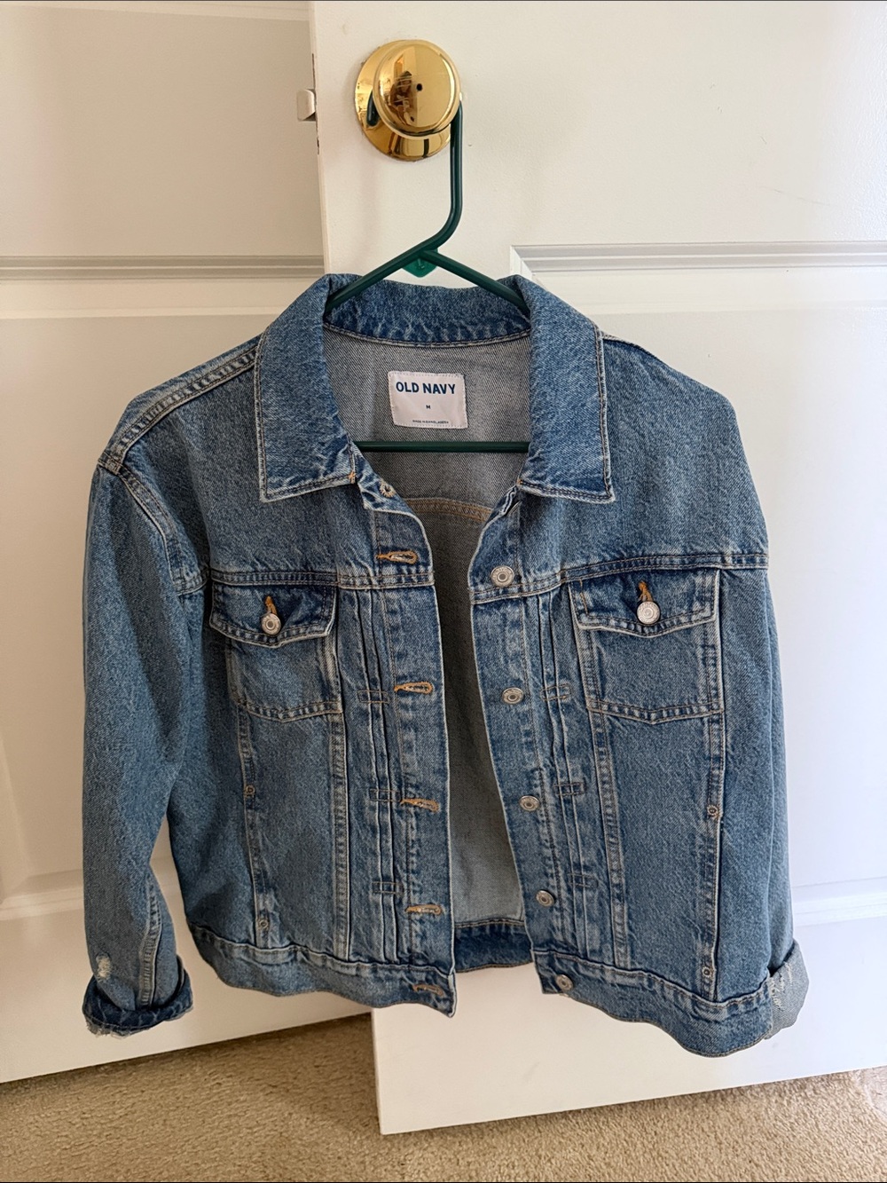 Old Navy Blue Denim Trucker Jacket